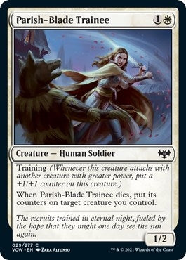 Parish-Blade Trainee (29) [VOW] - MTG Single