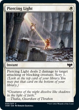 Piercing Light (30) [VOW] - MTG Single