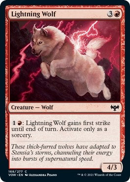Lightning Wolf (168) [VOW] - MTG Single