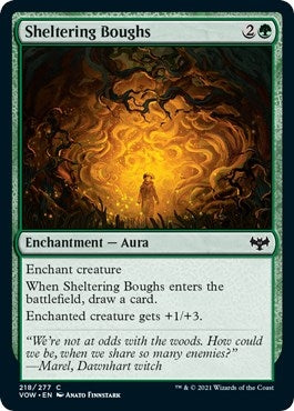 Sheltering Boughs (218) [VOW] - MTG Single