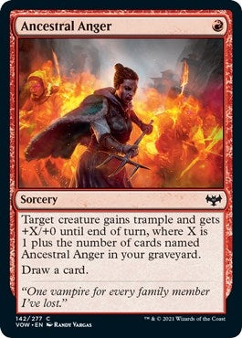 Ancestral Anger (142) [VOW] - MTG Single