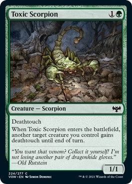 Toxic Scorpion (224) [VOW] - MTG Single