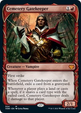 Cemetery Gatekeeper (Showcase) (304) [VOW] - MTG Single
