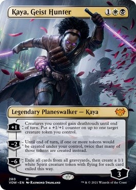 Kaya Geist Hunter (Borderless) (280) [VOW] - MTG Single