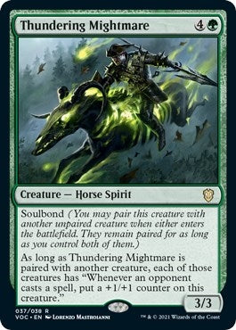 Thundering Mightmare (37) [VOC] - MTG Single