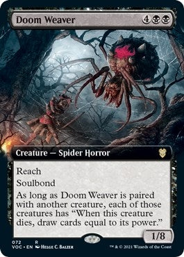 Doom Weaver (Extended Art) (72) [VOC] - MTG Single