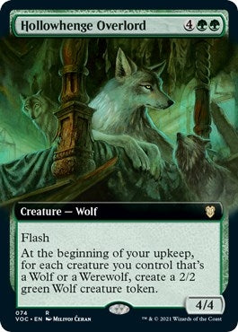 Hollowhenge Overlord (Extended Art) (74) [VOC] - MTG Single