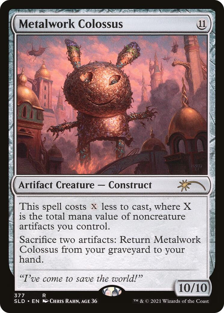 Metalwork Colossus (377) (377) [SLD] - MTG Single