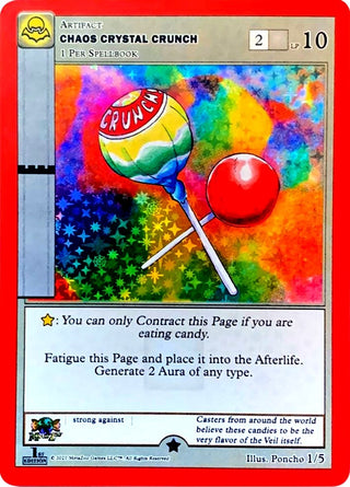 Chaos Crystal Crunch (First Edition) (1) (HOLIP) - MetaZoo Single