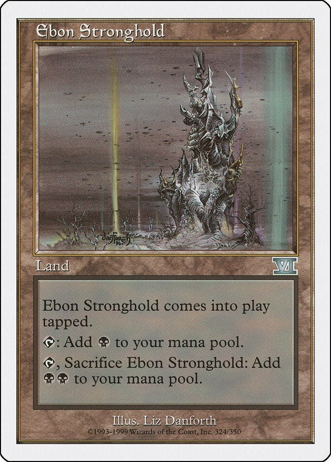 Ebon Stronghold (324) [6ED] - MTG Single