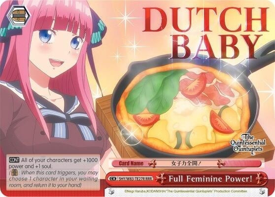 Full Feminine Power! (RRR) (5) [5HY/W83] - Weiss Schwarz Single