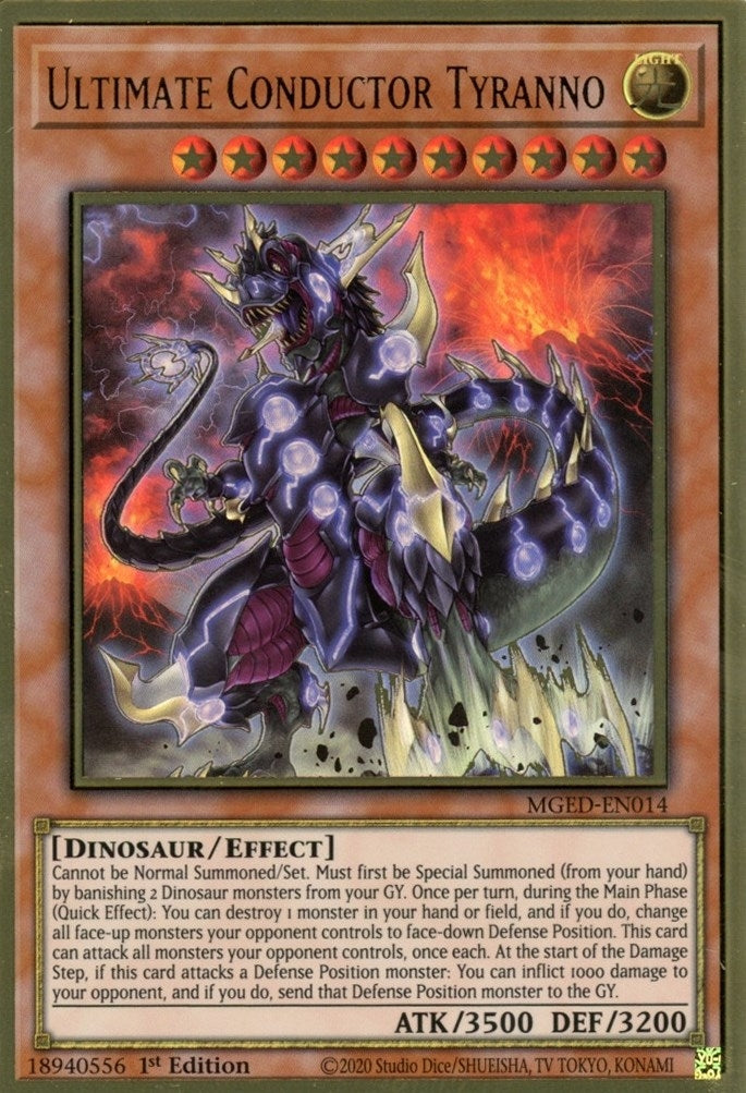 Ultimate Conductor Tyranno (14) (MGED) - YuGiOh Single