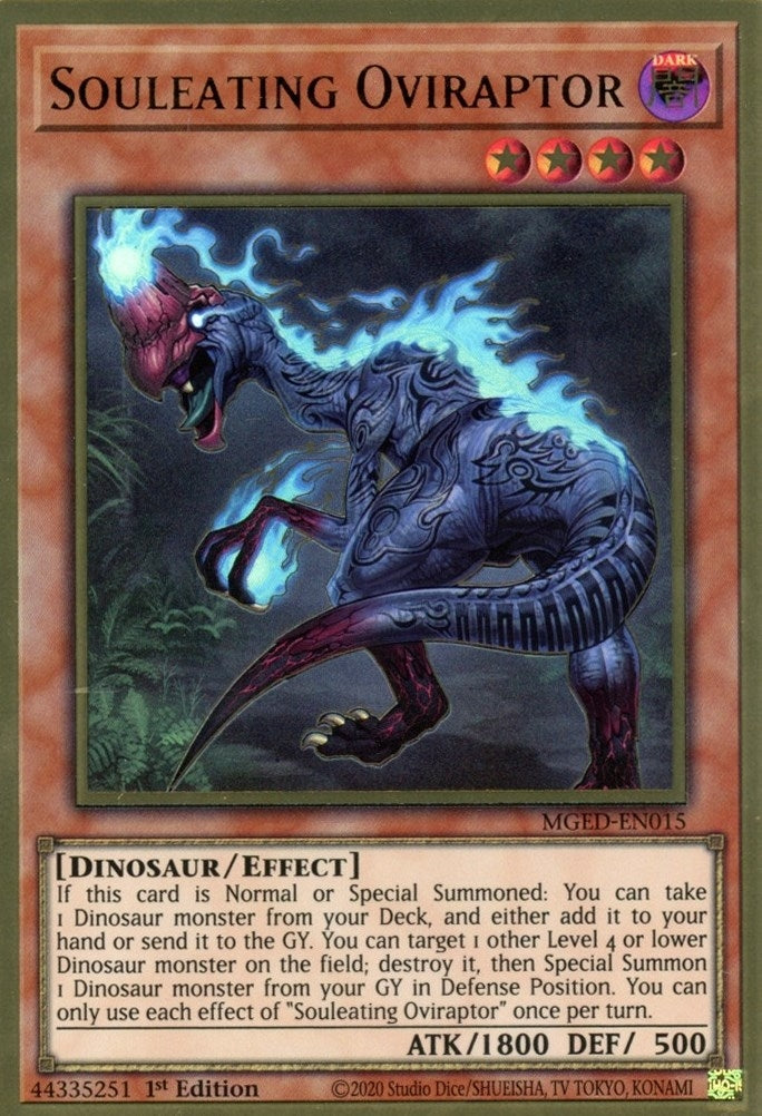 Souleating Oviraptor (15) (MGED) - YuGiOh Single
