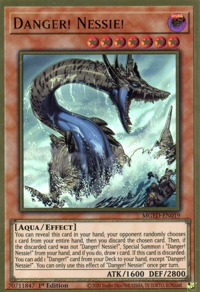 Danger! Nessie! (19) (MGED) - YuGiOh Single