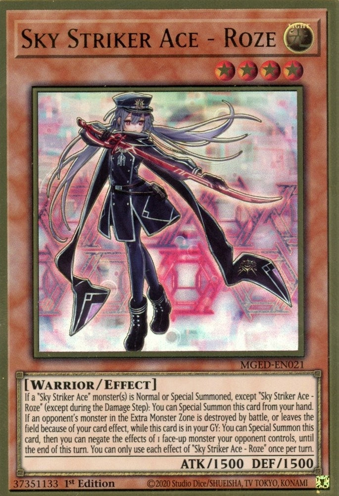 Sky Striker Ace - Roze (21) (MGED) - YuGiOh Single