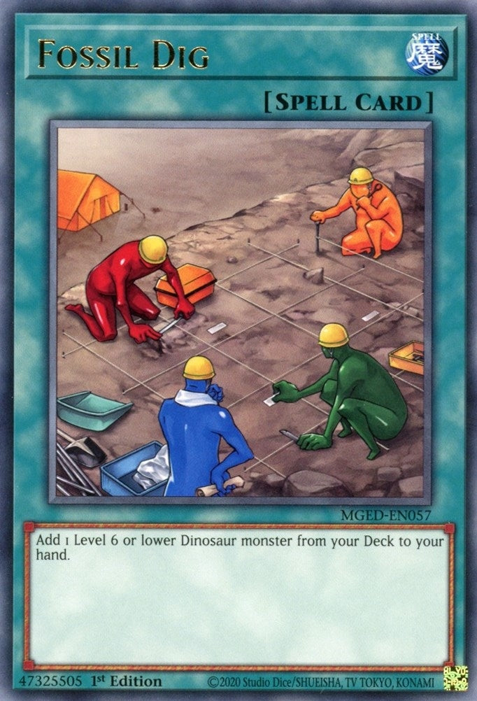 Fossil Dig (57) (MGED) - YuGiOh Single