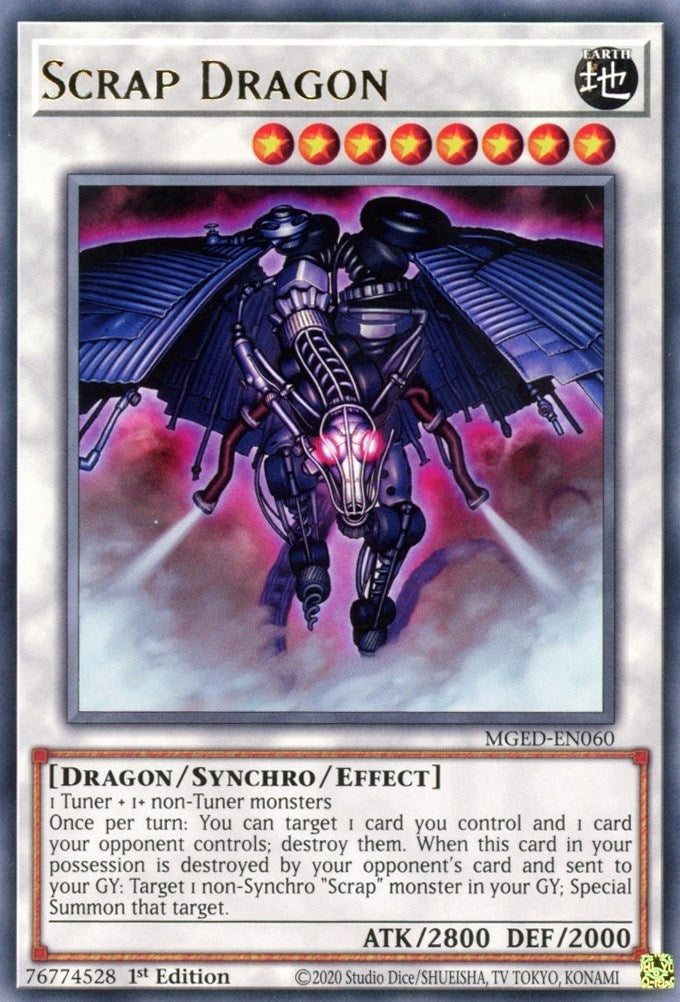 Scrap Dragon (60) (MGED) - YuGiOh Single
