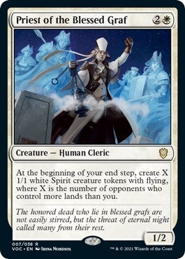 Priest of the Blessed Graf (7) [VOC] - MTG Single