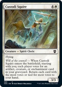Custodi Squire (83) [VOC] - MTG Single