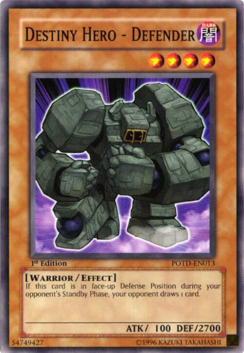 Destiny Hero - Defender (13) - YuGiOh Single