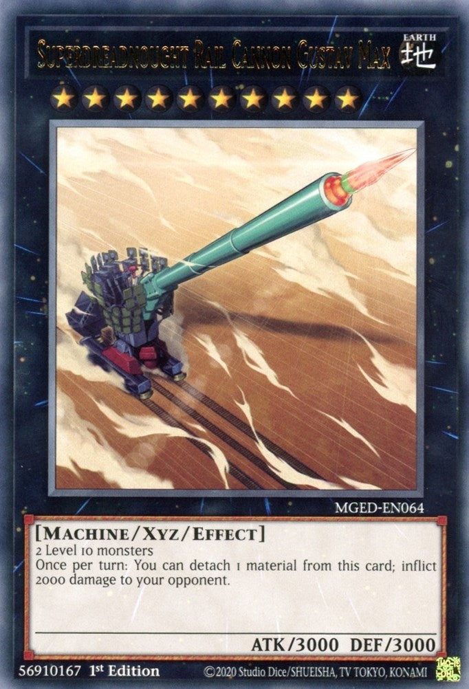 Superdreadnought Rail Cannon Gustav Max (64) (MGED) - YuGiOh Single