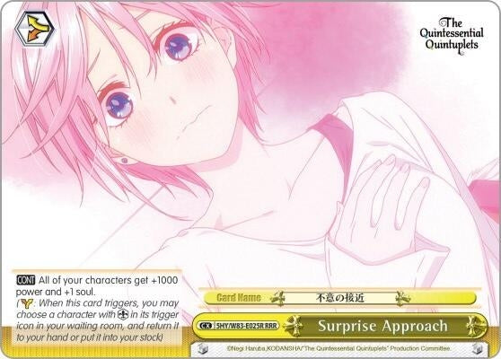 Surprise Approach (RRR) (5) [5HY/W83] - Weiss Schwarz Single