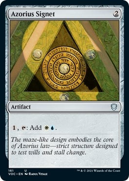Image for Azorius Signet (161) (Innistrad: Crimson Vow) - Magic: The Gathering