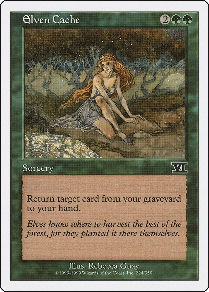 Elven Cache (224) [6ED] - MTG Single