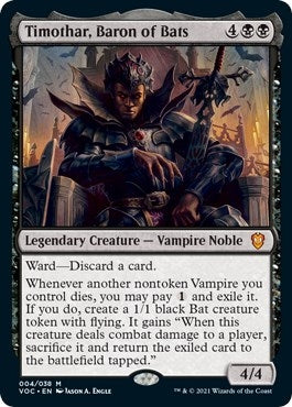 Timothar Baron of Bats (4) [VOC] - MTG Single