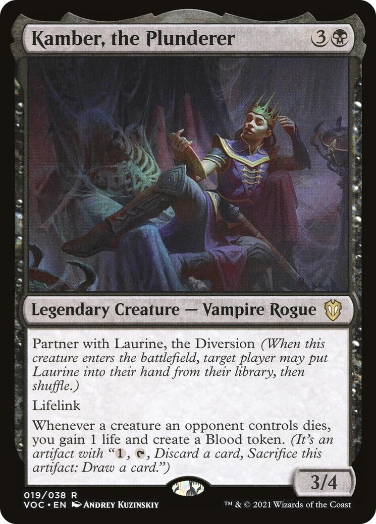 Kamber the Plunderer (19) [VOC] - MTG Single
