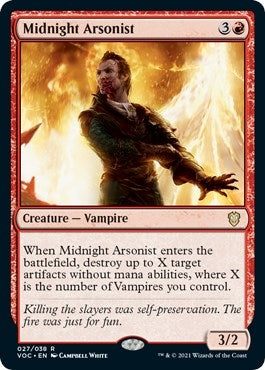 Midnight Arsonist (27) [VOC] - MTG Single