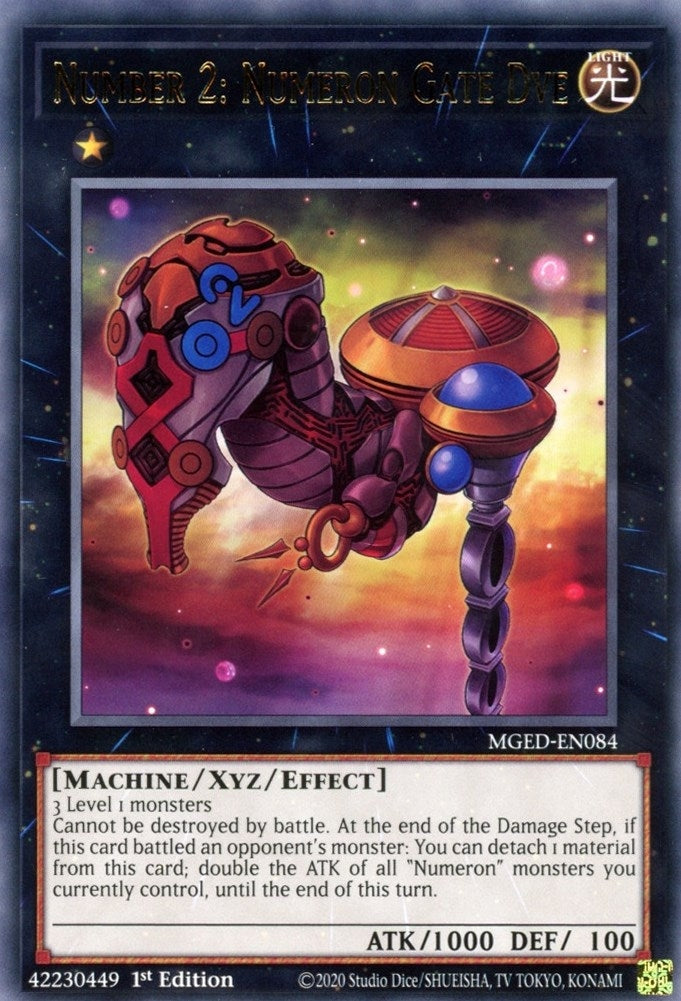 Number 2: Numeron Gate Dve (84) (MGED) - YuGiOh Single