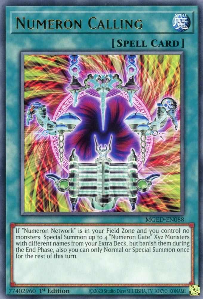Numeron Calling (88) (MGED) - YuGiOh Single
