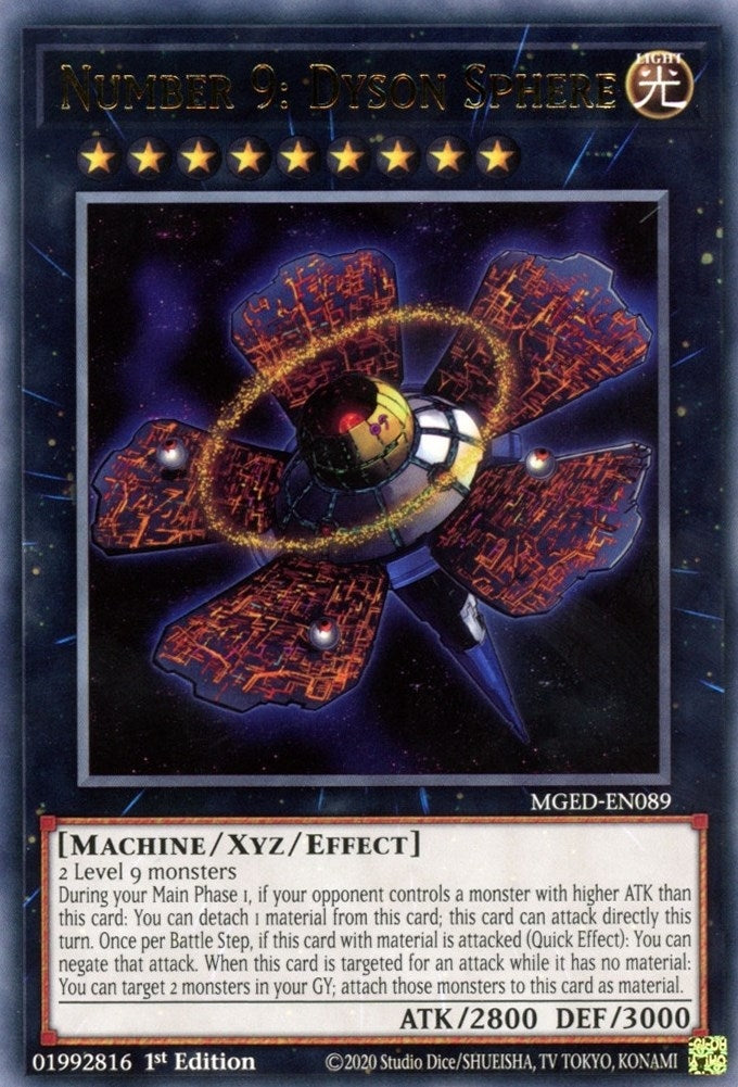 Number 9: Dyson Sphere (89) (MGED) - YuGiOh Single
