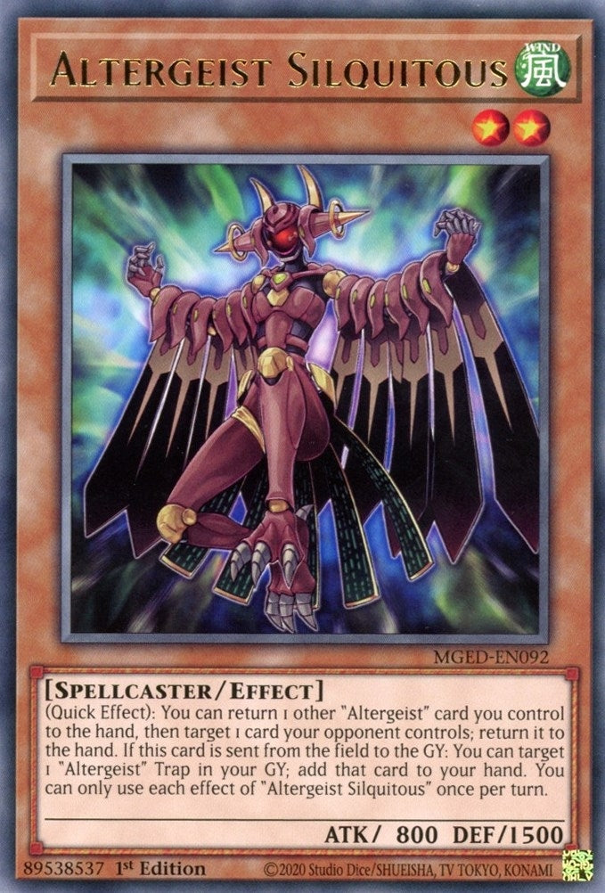 Altergeist Silquitous (92) (MGED) - YuGiOh Single