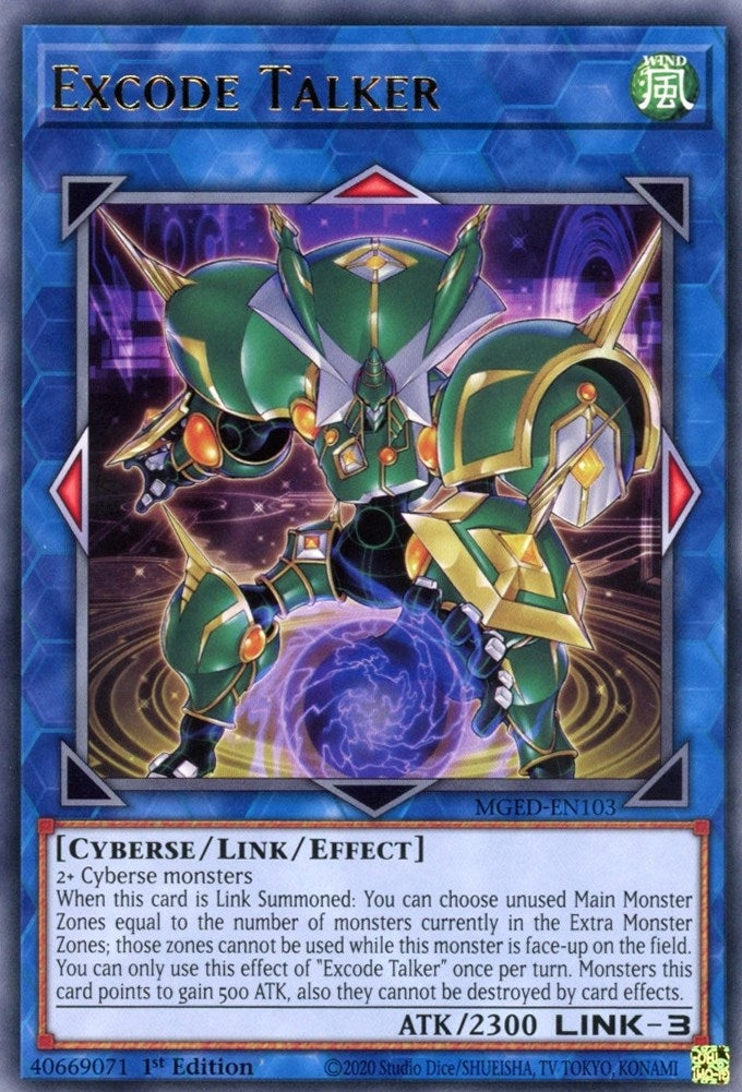 Excode Talker (103) (MGED) - YuGiOh Single