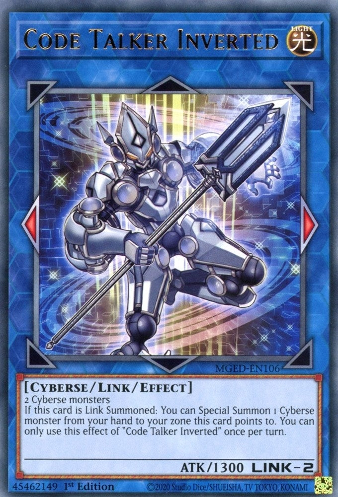 Code Talker Inverted (106) (MGED) - YuGiOh Single