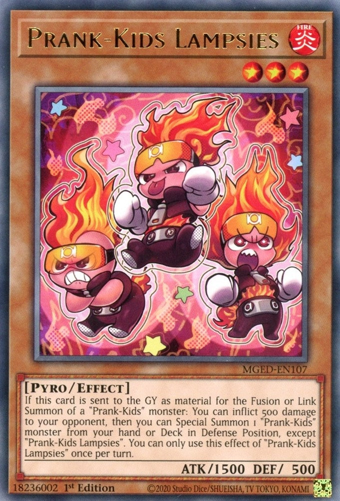 Prank-Kids Lampsies (107) (MGED) - YuGiOh Single