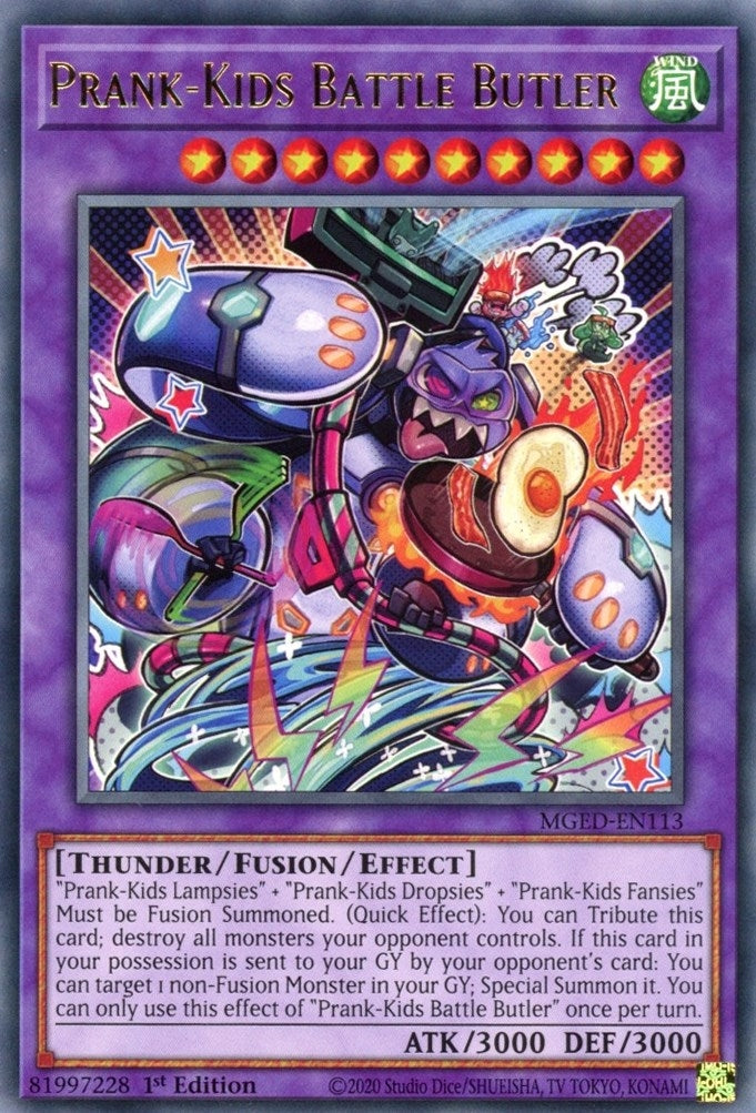 Prank-Kids Battle Butler (113) (MGED) - YuGiOh Single