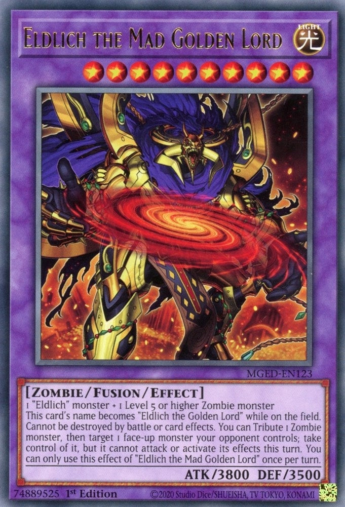 Eldlich the Mad Golden Lord (123) (MGED) - YuGiOh Single