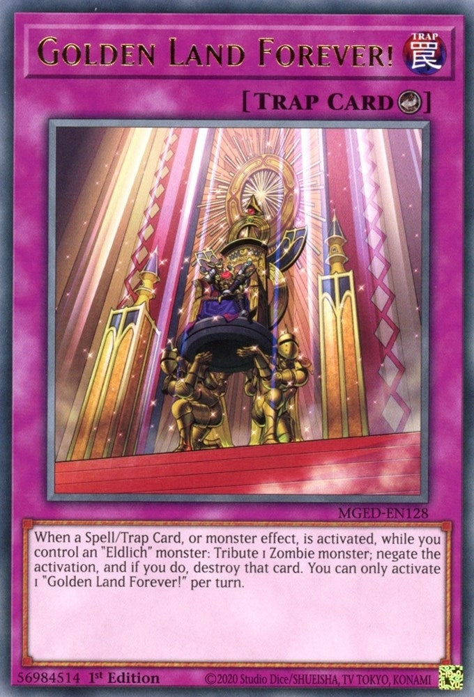 Golden Land Forever! (128) (MGED) - YuGiOh Single