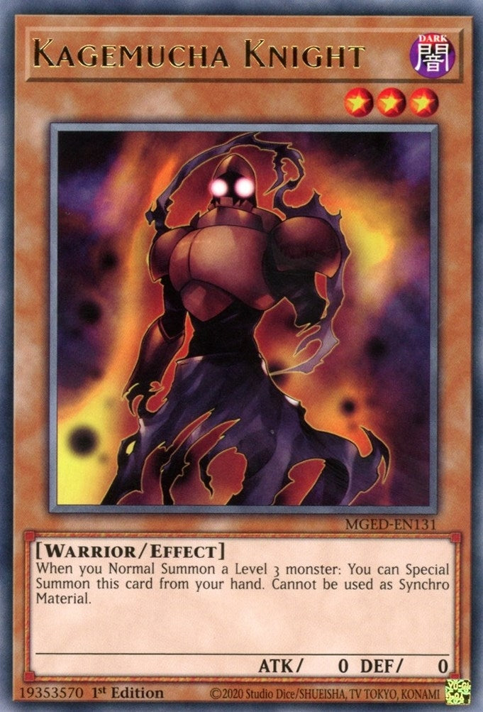 Kagemucha Knight (131) (MGED) - YuGiOh Single