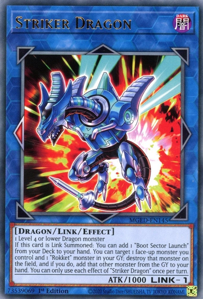 Striker Dragon (145) (MGED) - YuGiOh Single
