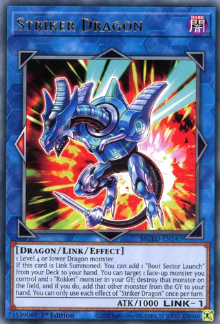 Striker Dragon (145) (MGED) - YuGiOh Single