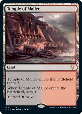 Temple of Malice (186) [VOC] - MTG Single