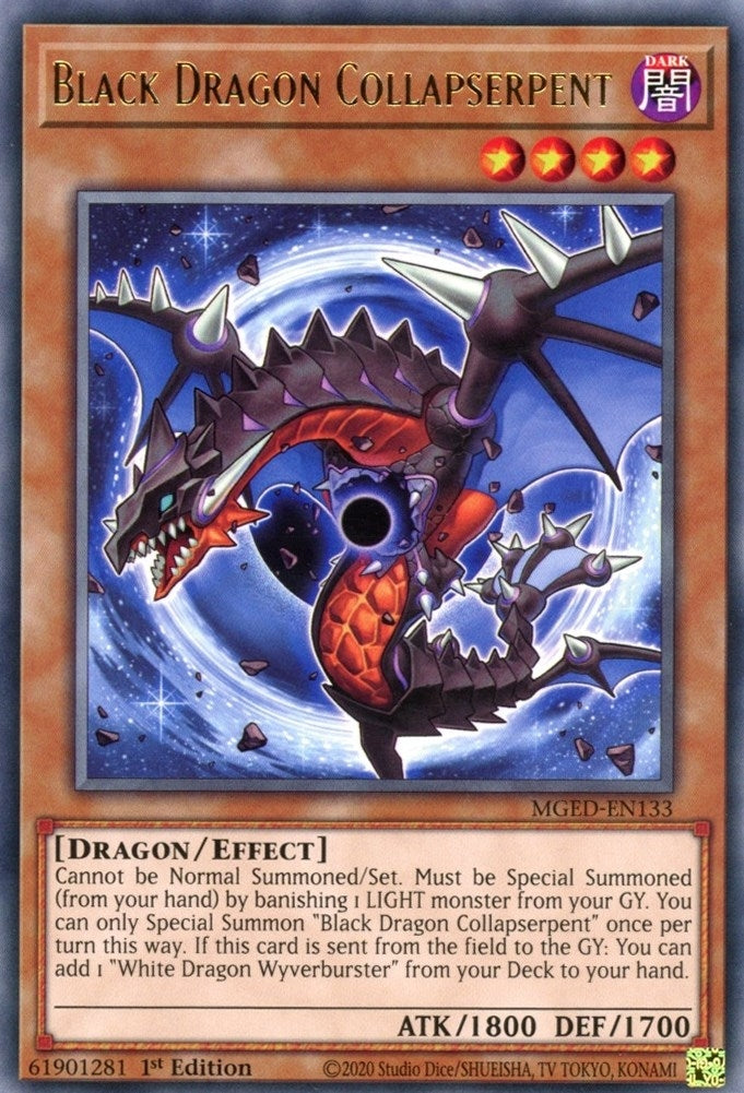Black Dragon Collapserpent (133) (MGED) - YuGiOh Single
