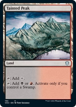Tainted Peak (184) [VOC] - MTG Single