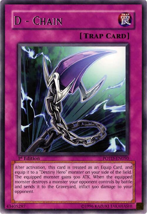 D - Chain (50) - YuGiOh Single