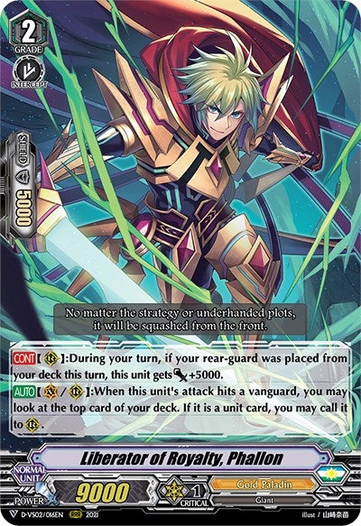 Liberator of Royalty Phallon (2016) [D-VS02] - Cardfight Vanguard Single