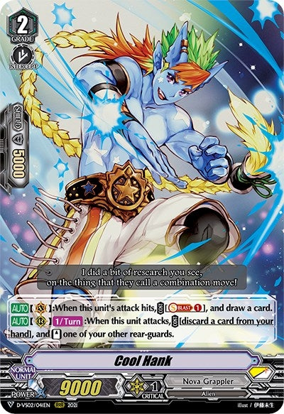 Cool Hank (2041) [D-VS02] - Cardfight Vanguard Single
